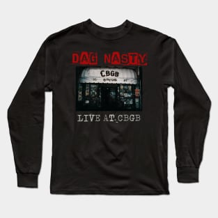 dag nasty live at cbgb Long Sleeve T-Shirt